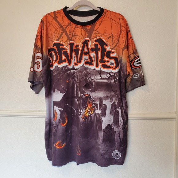 Elite Sports USA Other - Elite Sports USA Deviates Softball Jersey Mens XL Graveyard Headless Horseman .5